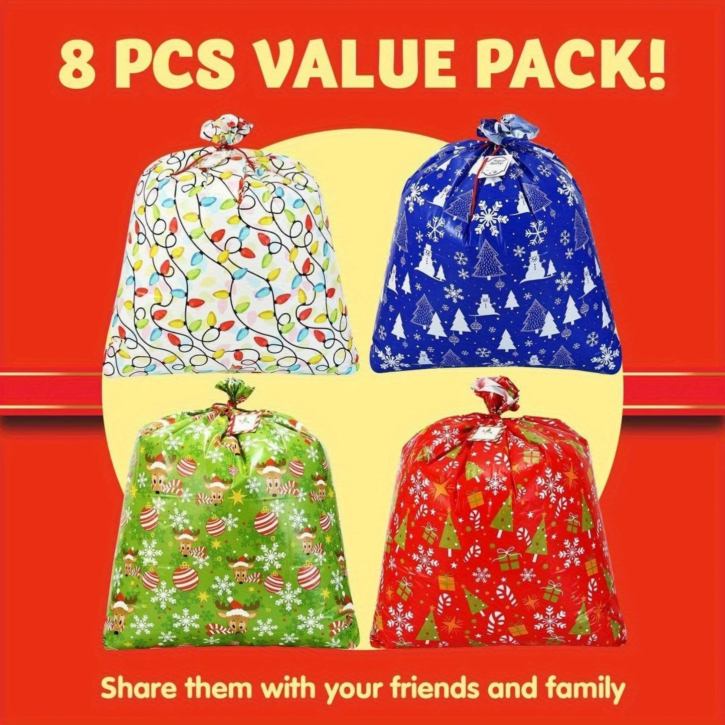 Jumbo Holiday Gift Bags™